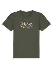 Magical Embroidered Organic Cotton Childrens T-Shirt