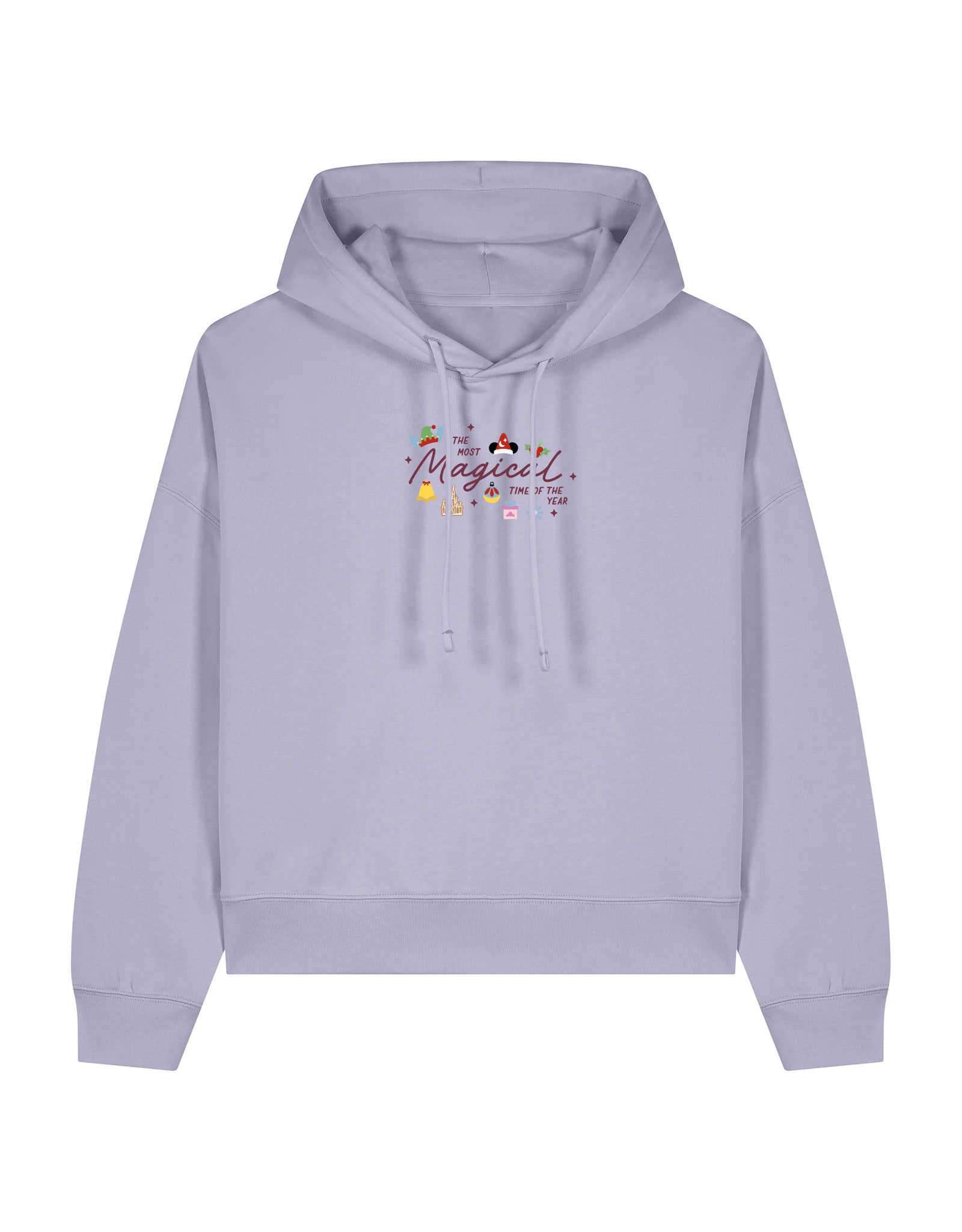 Magical Embroidered Boxy Organic Cotton Hoodie
