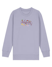Magical Embroidered Organic Cotton Childrens Sweatshirt
