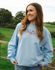 Magical Embroidered Organic Cotton Sweatshirt