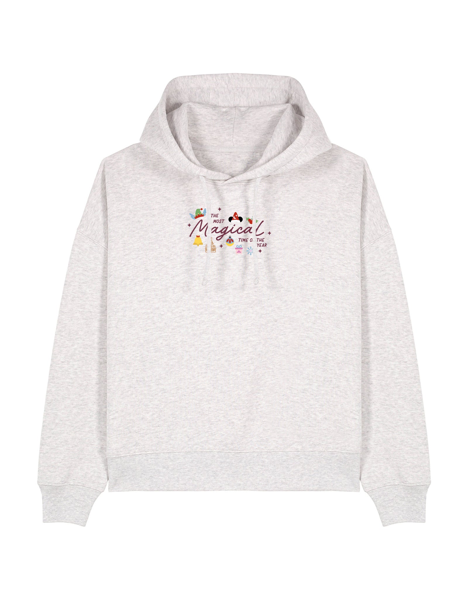 Magical Embroidered Boxy Organic Cotton Hoodie