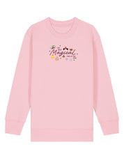 Magical Embroidered Organic Cotton Childrens Sweatshirt