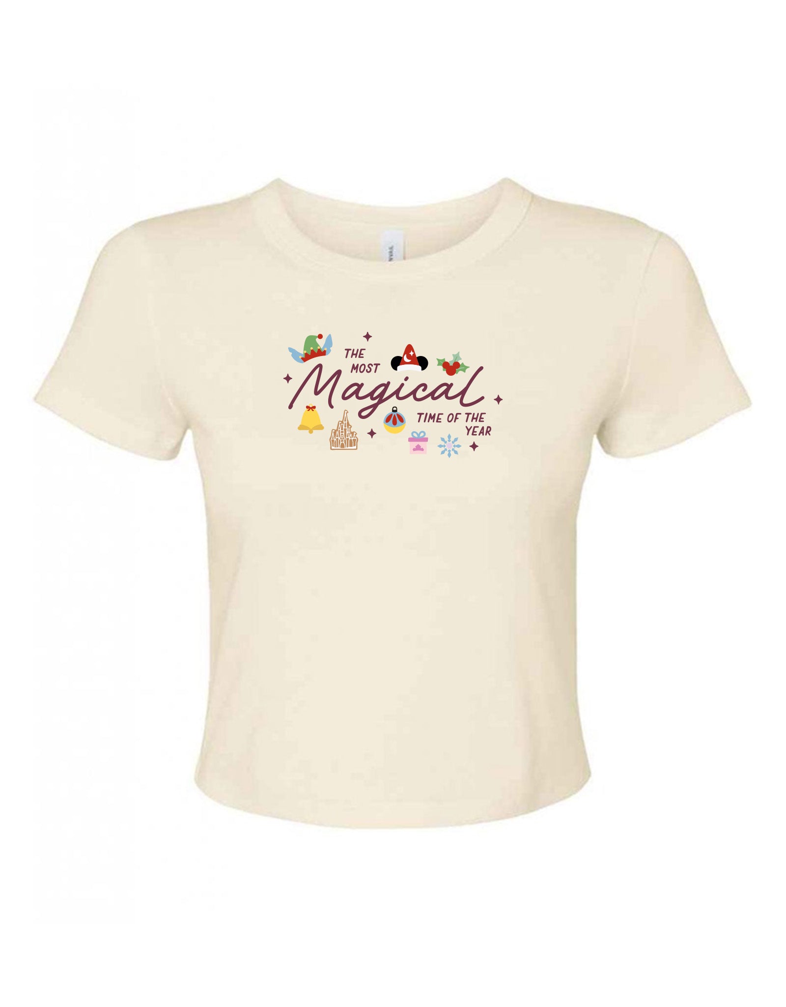 Magical Embroidered Micro Rib Baby Tee