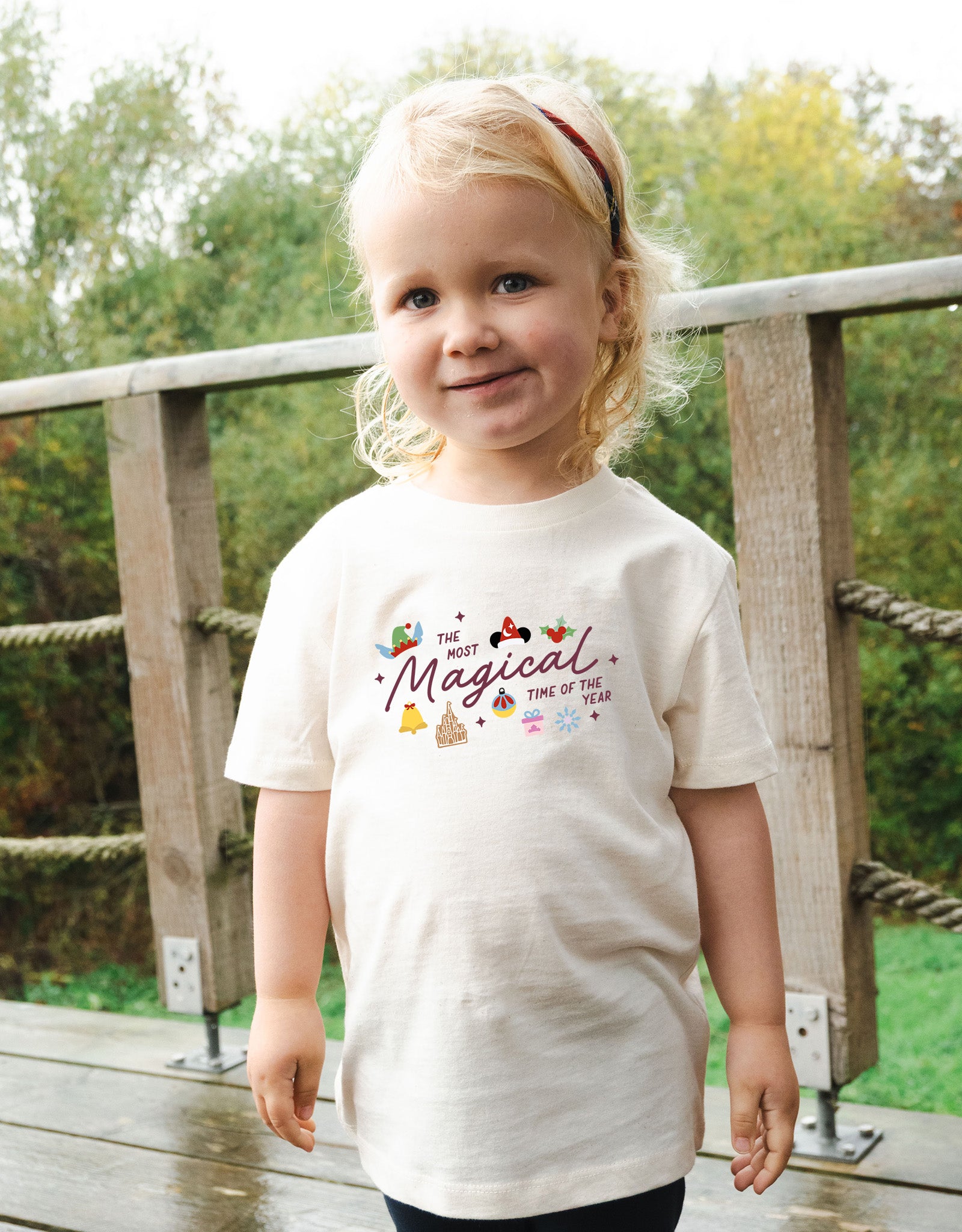 Magical Embroidered Organic Cotton Childrens T-Shirt