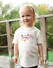 Magical Embroidered Organic Cotton Childrens T-Shirt