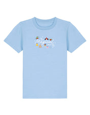Magical Embroidered Organic Cotton Childrens T-Shirt