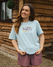 Magical Embroidered Organic Cotton T-Shirt