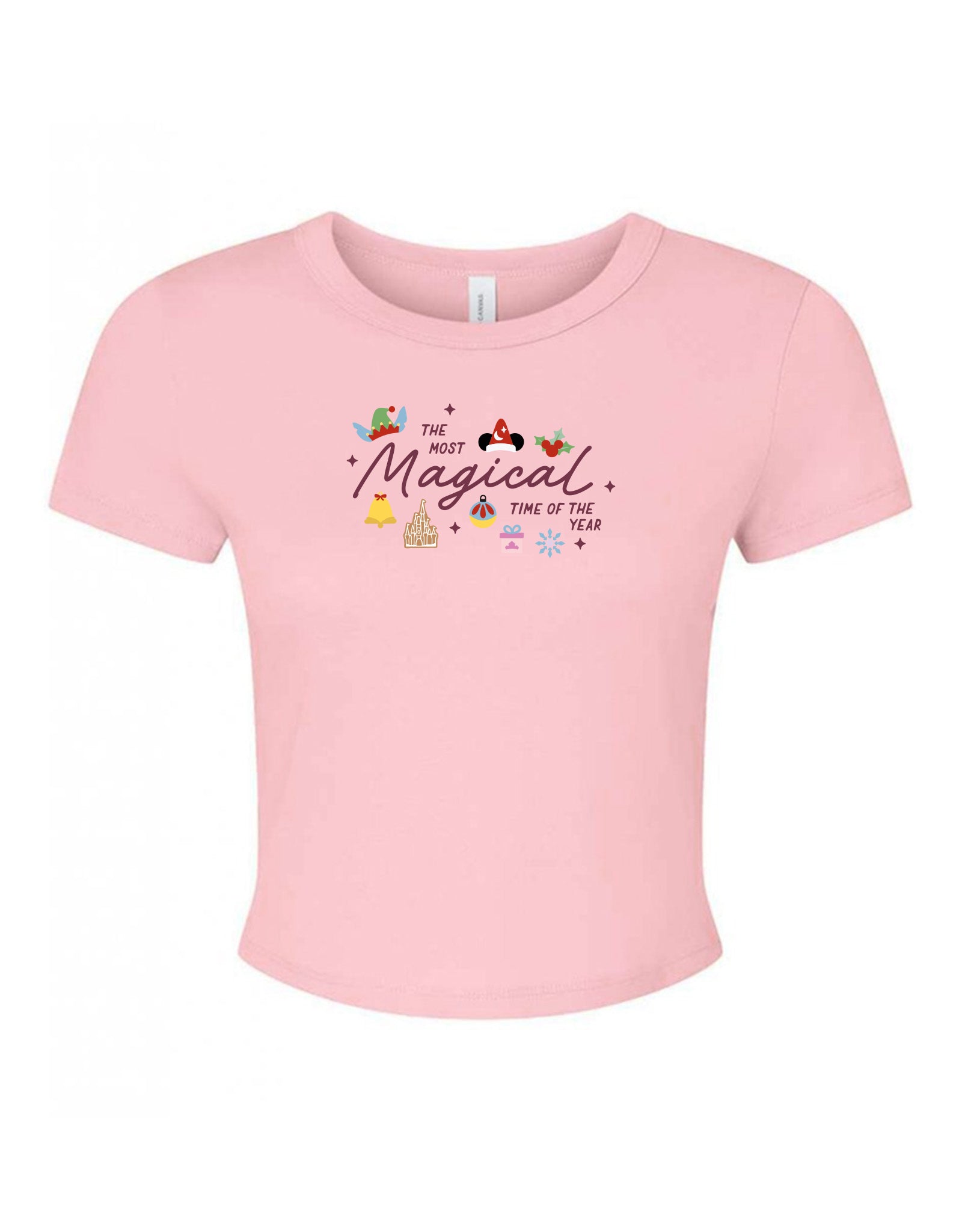 Magical Embroidered Micro Rib Baby Tee