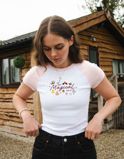 Magical Embroidered Micro Rib Baby Tee