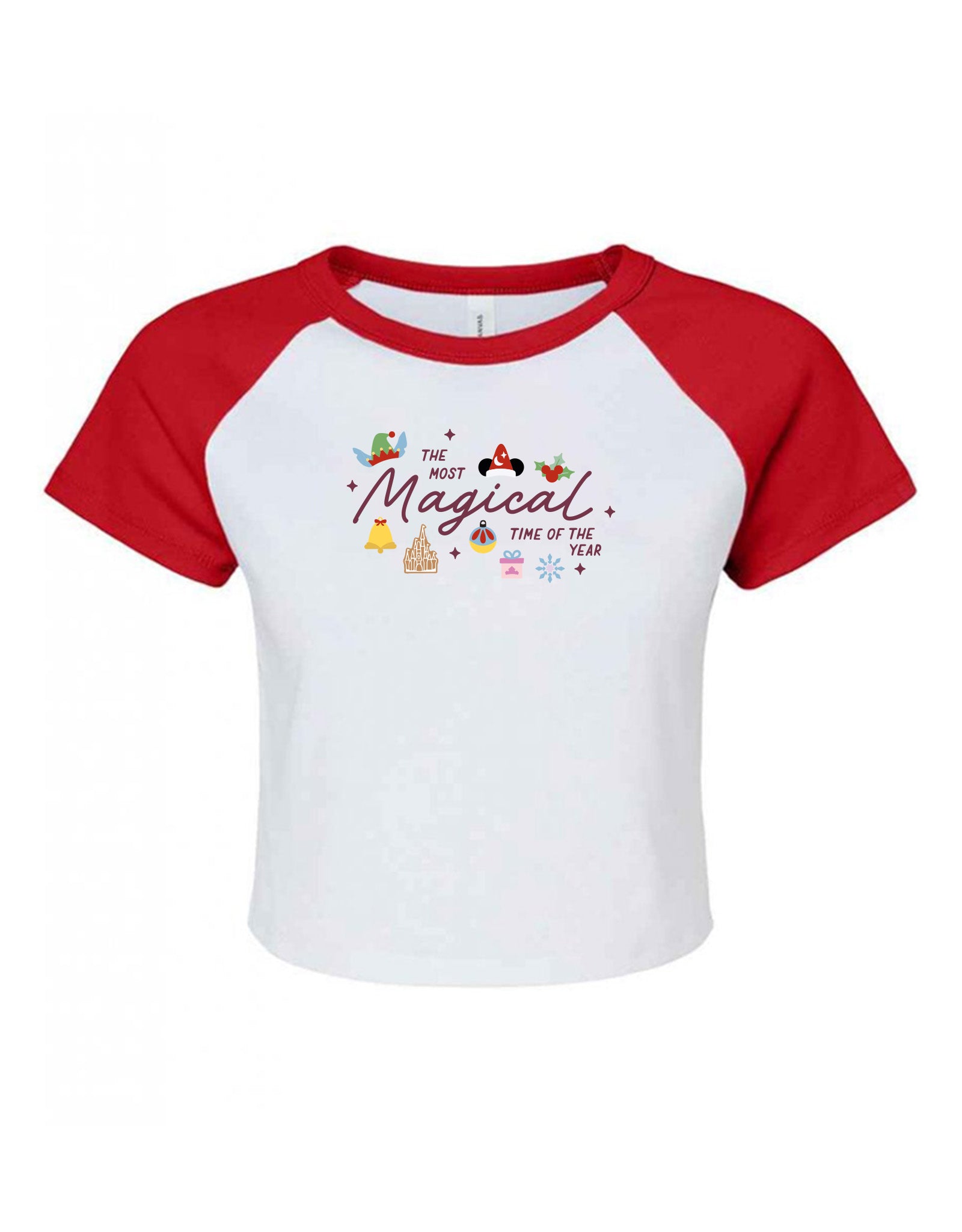 Magical Embroidered Micro Rib Baby Tee
