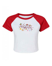 Magical Embroidered Micro Rib Baby Tee