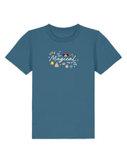 Magical Embroidered Organic Cotton Childrens T-Shirt