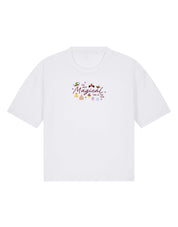 Magical Embroidered Boxy Organic Cotton Tee