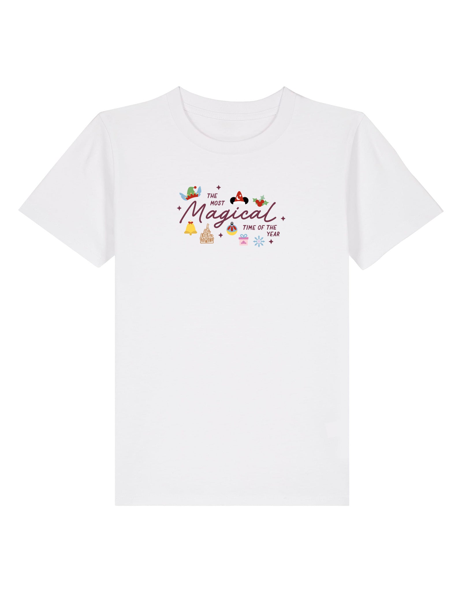 Magical Embroidered Organic Cotton Childrens T-Shirt