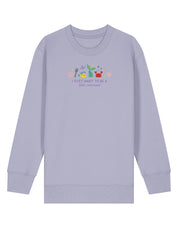 Mermaid Embroidered Organic Cotton Childrens Sweatshirt