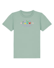 Mermaid Embroidered Organic Cotton Childrens T-Shirt