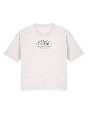 Mermaid Embroidered Boxy Organic Cotton Tee