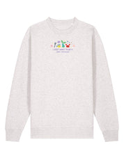 Mermaid Embroidered Organic Cotton Sweatshirt