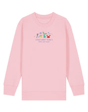 Mermaid Embroidered Organic Cotton Childrens Sweatshirt