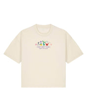 Mermaid Embroidered Boxy Organic Cotton Tee