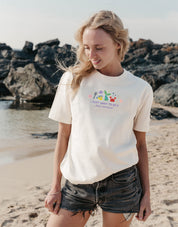 Mermaid Embroidered Organic Cotton T-Shirt