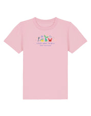 Mermaid Embroidered Organic Cotton Childrens T-Shirt