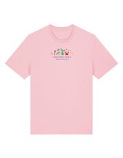 Mermaid Embroidered Organic Cotton T-Shirt