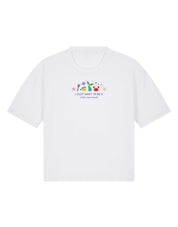 Mermaid Embroidered Boxy Organic Cotton Tee