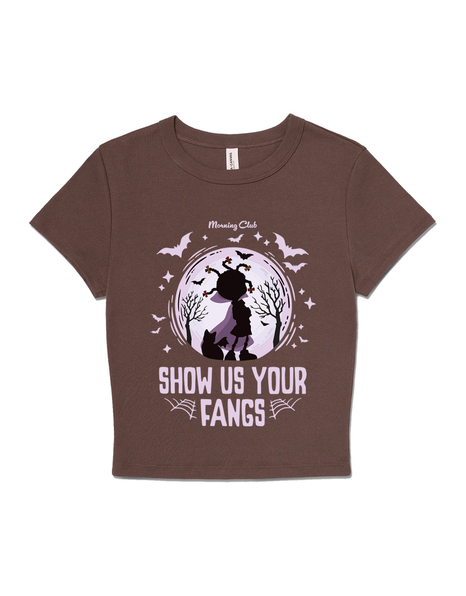 Mona Printed Micro Rib Baby Tee