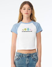 Monsters Inspired Embroidered Micro Rib Baby Tee