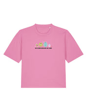 Monsters Inspired Embroidered Boxy Organic Cotton Tee