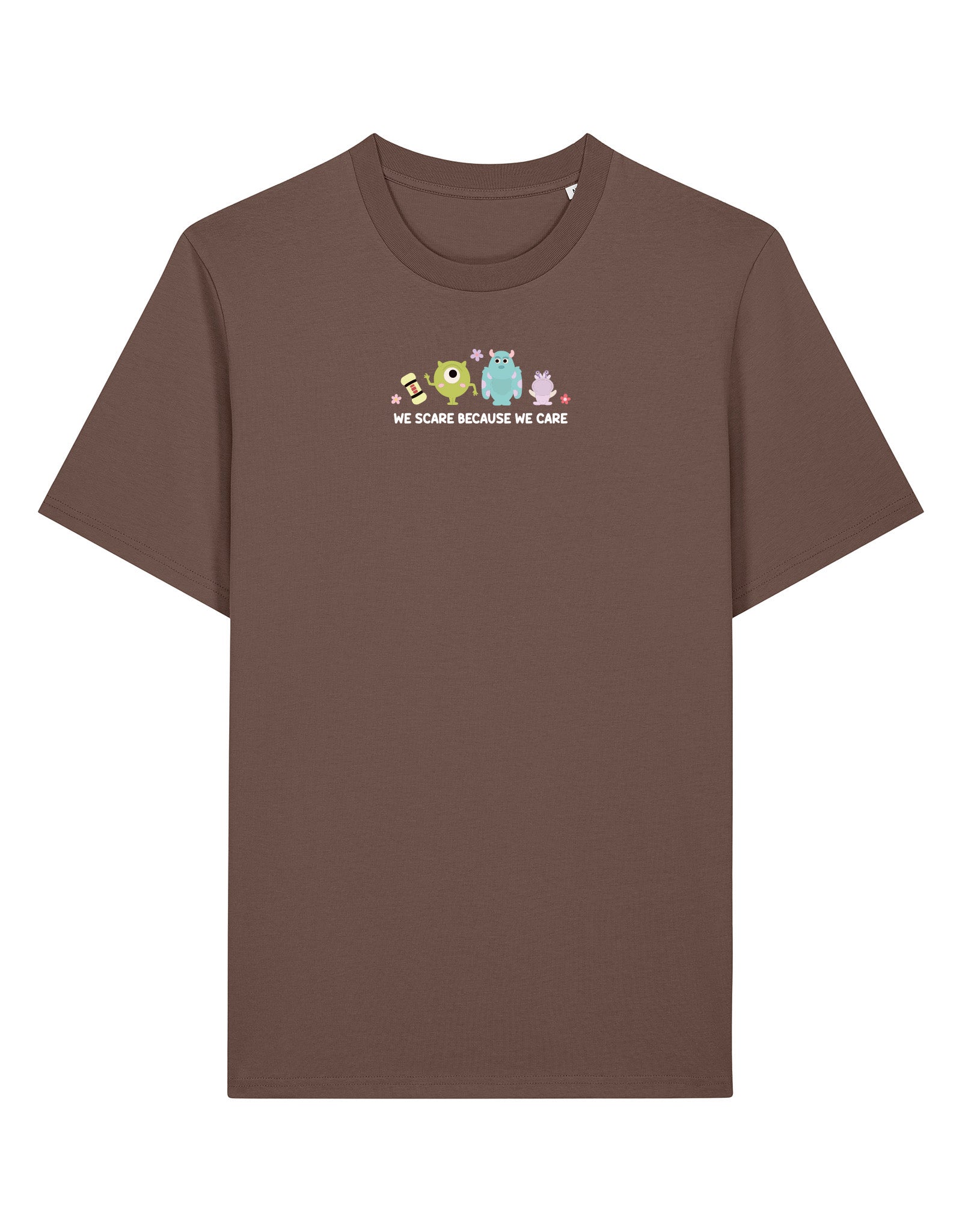 Monsters Inspired Embroidered Organic Cotton T-Shirt
