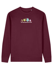 Monsters Embroidered Organic Cotton Sweatshirt
