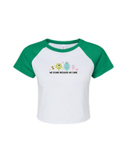Monsters Inspired Embroidered Micro Rib Baby Tee