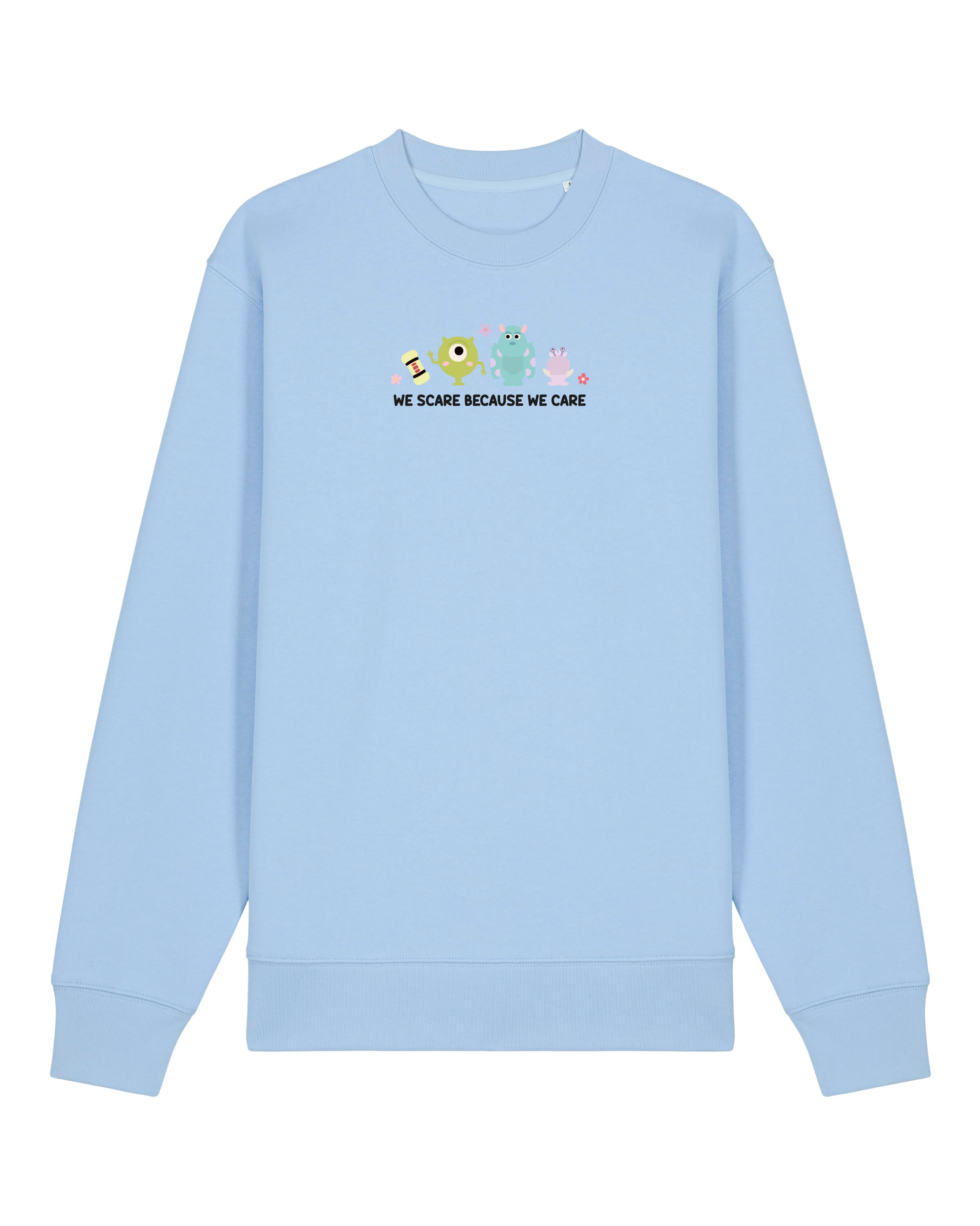 Monsters Embroidered Organic Cotton Sweatshirt