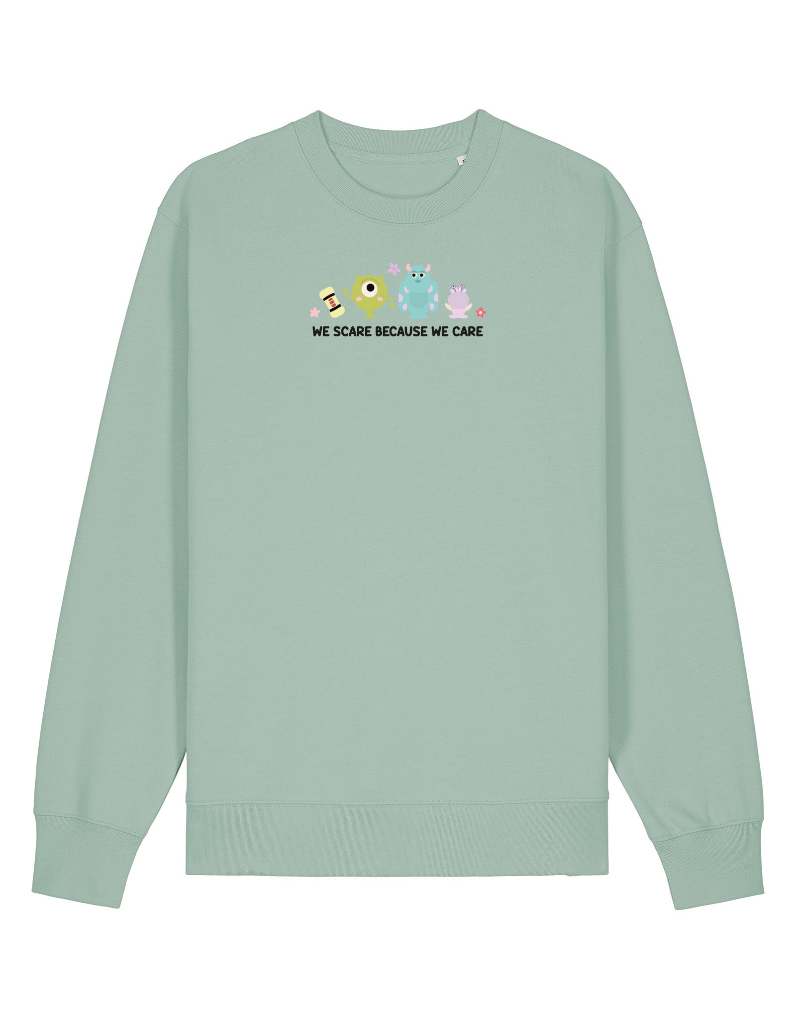 Monsters Embroidered Organic Cotton Sweatshirt