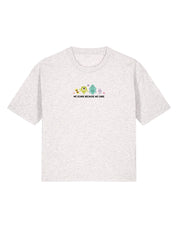 Monsters Embroidered Boxy Organic Cotton Tee