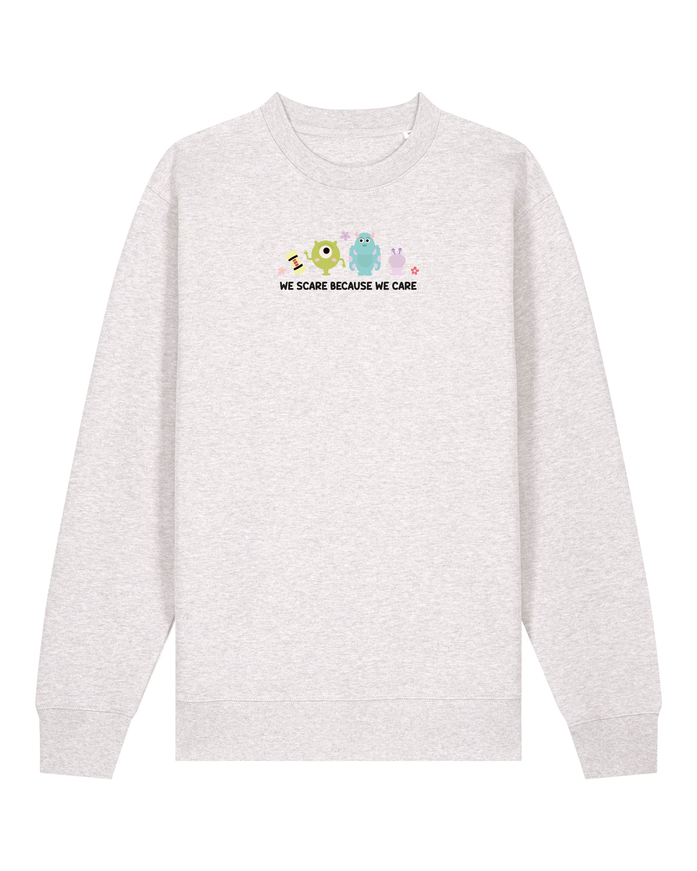 Monsters Embroidered Organic Cotton Sweatshirt