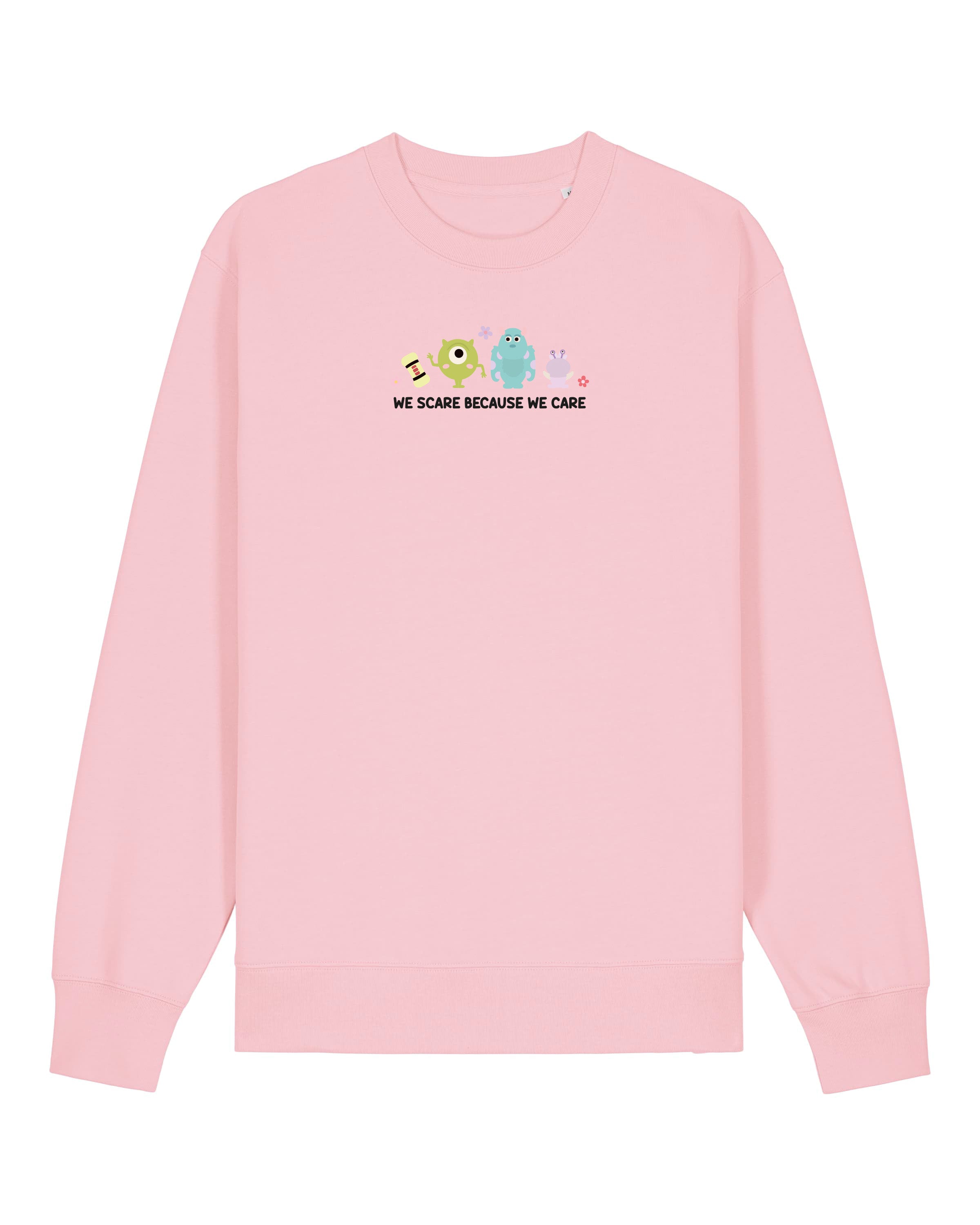 Monsters Embroidered Organic Cotton Sweatshirt