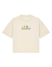 Monsters Embroidered Boxy Organic Cotton Tee