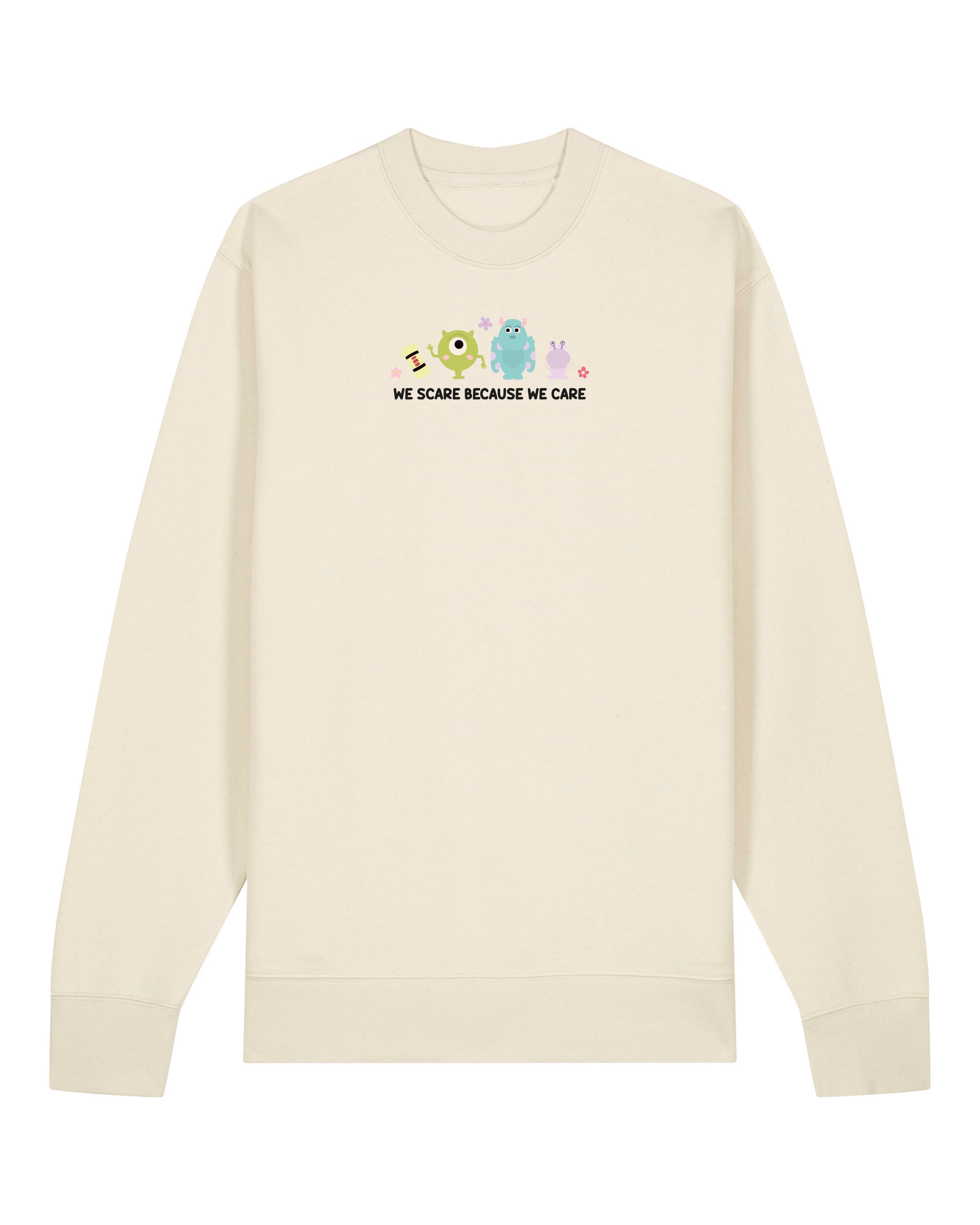 Monsters Embroidered Organic Cotton Sweatshirt