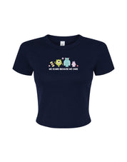 Monsters Inspired Embroidered Micro Rib Baby Tee