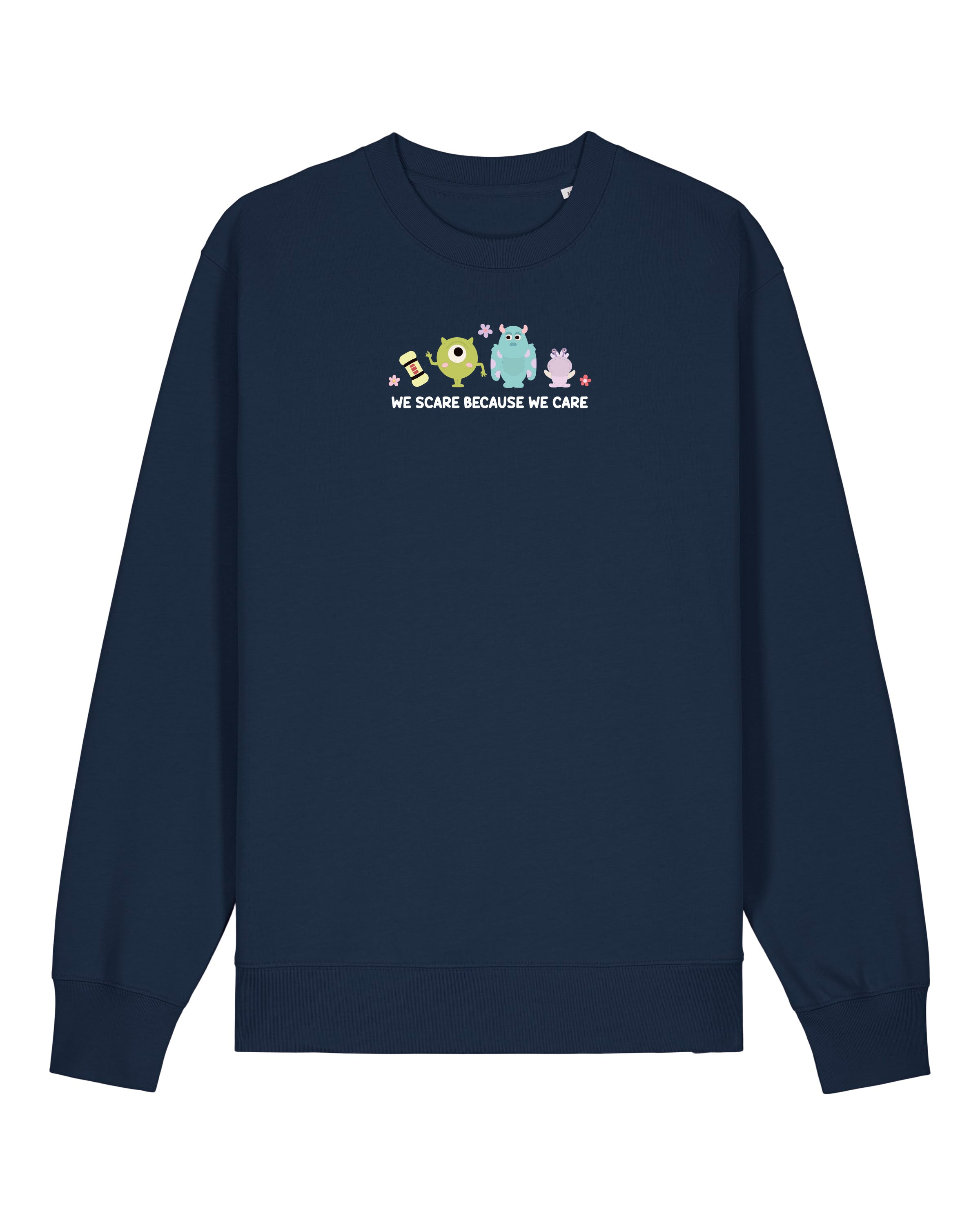Monsters Embroidered Organic Cotton Sweatshirt