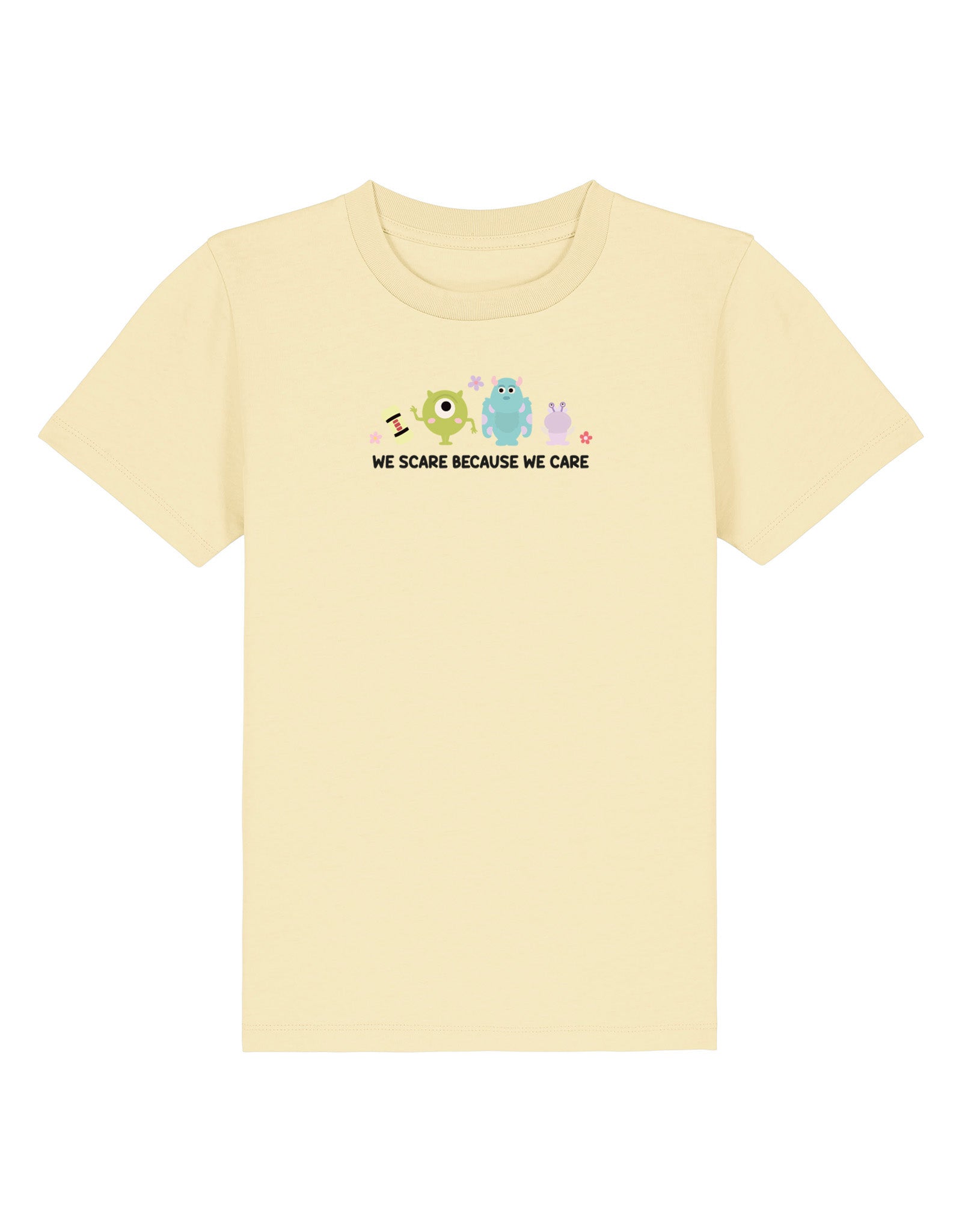 Monsters Inspired Embroidered Organic Cotton Childrens T-Shirt