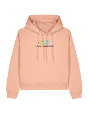 Monsters Inspired Embroidered Boxy Organic Cotton Hoodie