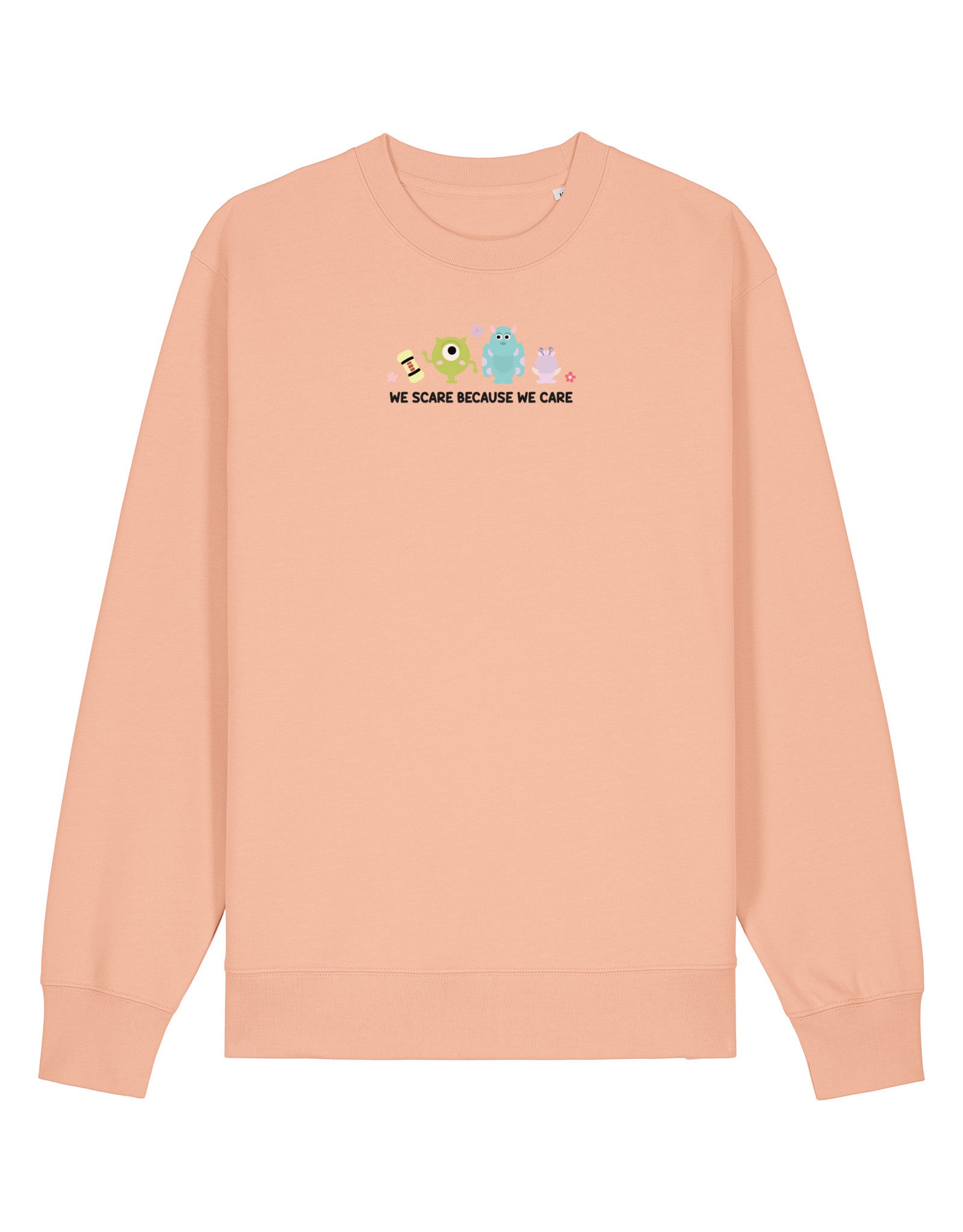 Monsters Embroidered Organic Cotton Sweatshirt