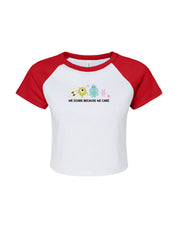 Monsters Inspired Embroidered Micro Rib Baby Tee