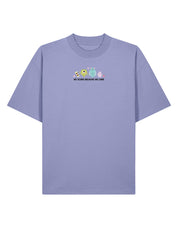 Monsters Inspired Embroidered Oversized Organic Cotton Tee