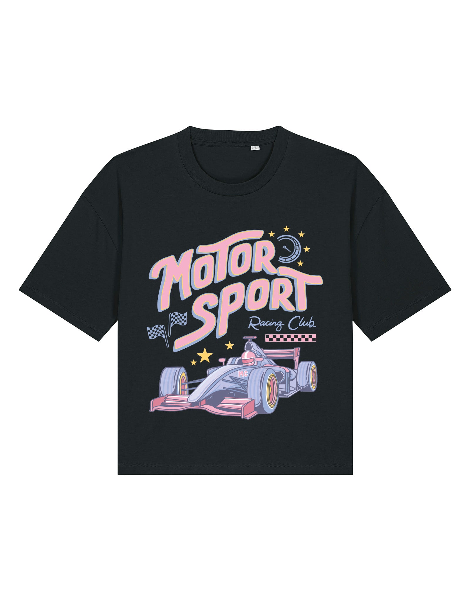 Motorsport Club Boxy Organic Cotton Tee