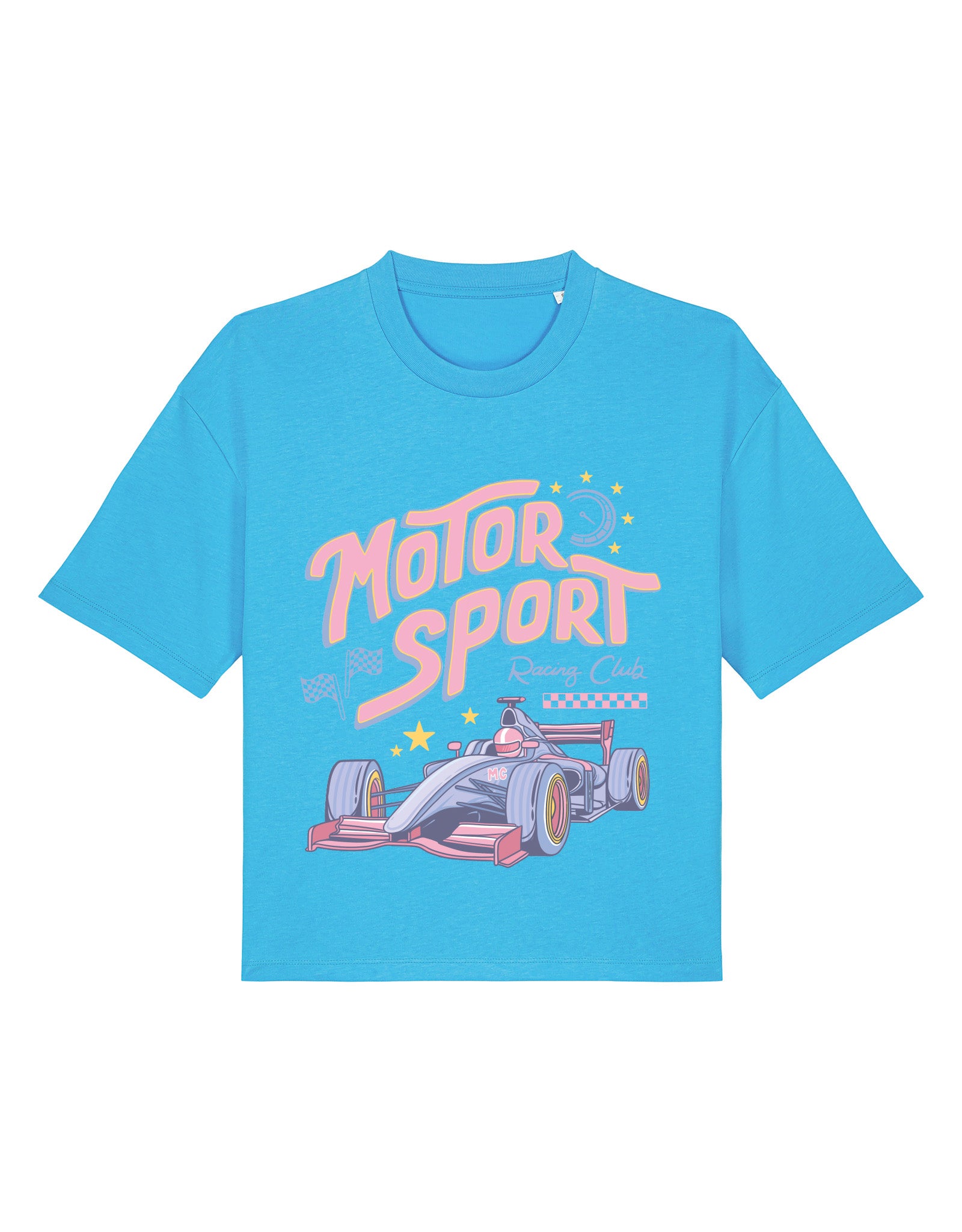 Motorsport Club Boxy Organic Cotton Tee